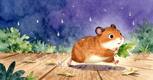 Rain Through the Leaf