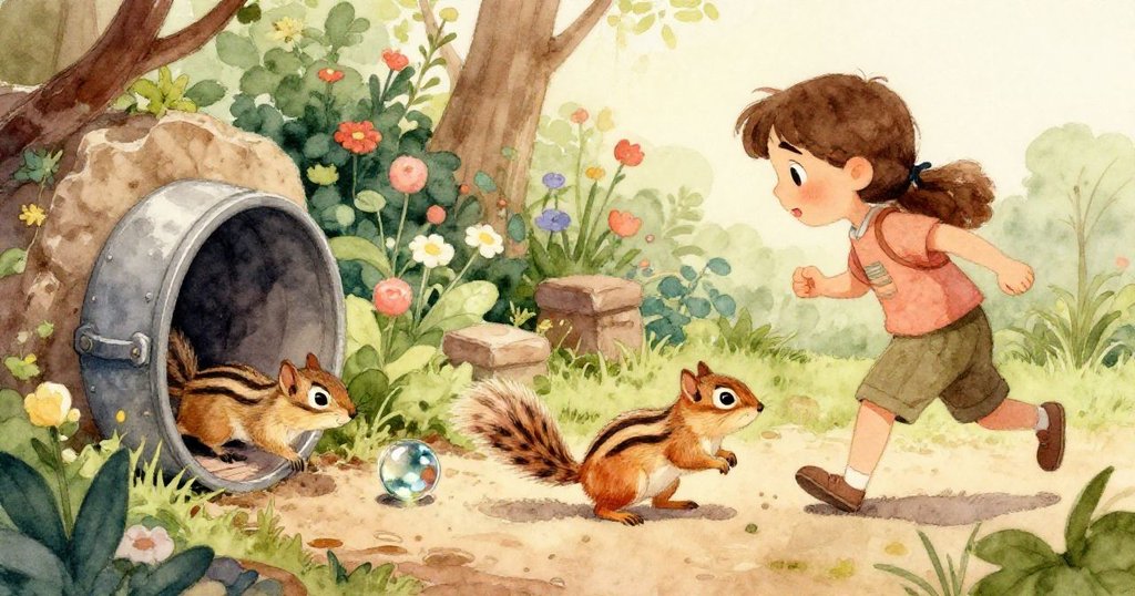 鏡頭聚焦生鏽金屬蓋及馬賽克圖案，水滴輕觸形成漣漪，透出神秘與奇蹟的感受。