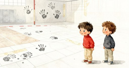 The Shimmer Under the Lamps