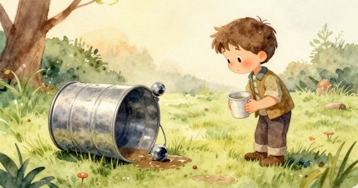 The Marble That Stirred the Garden