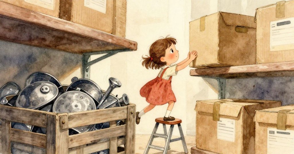 格蕾塔伸手觸摸散落的種子包與退色城市地圖，近距離展現象徵希望新生的細節，滿懷期待與柔情。