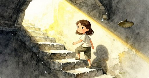 Rainbow Under the Steps