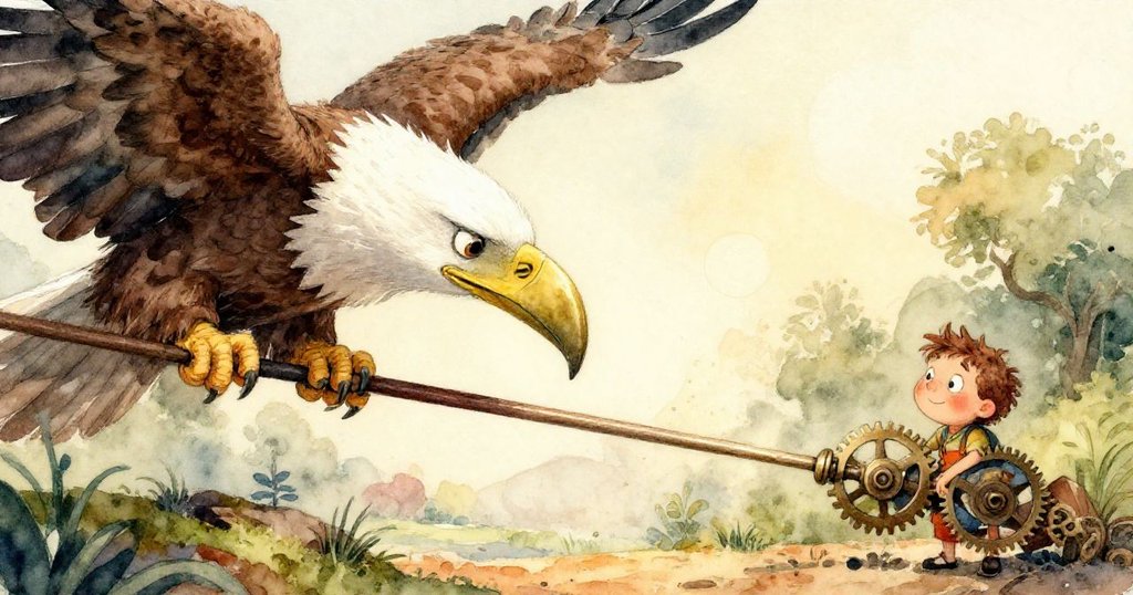 喬爾聚精會神地扭轉冷銹黃銅槓，手部細節與閃爍夕陽橙光互動，展現動作與專注情感