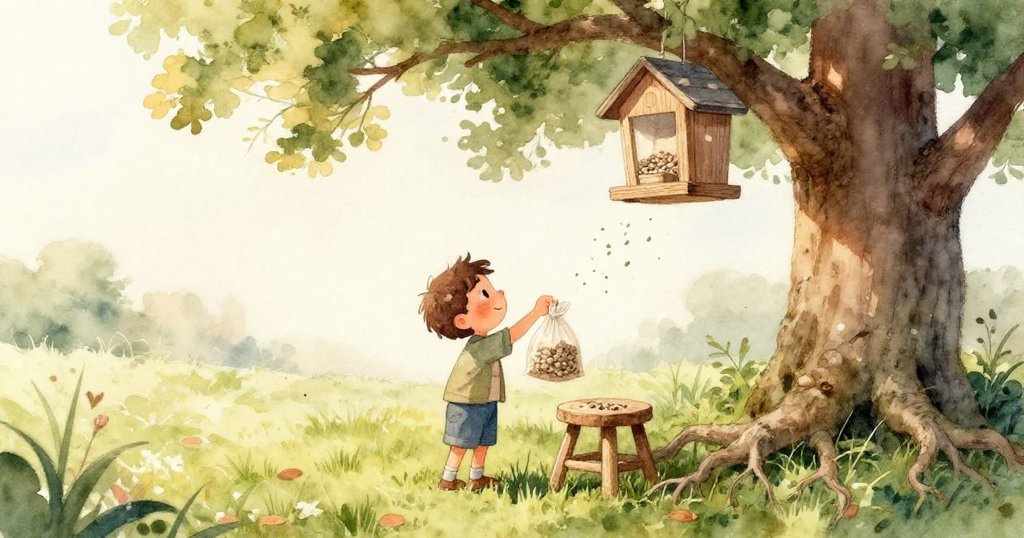 冷水流動喚醒泥土中小蚯蚓，牠們在晨霧中蠕動而出，映襯著柔和光線與自然界的微妙氣氛。