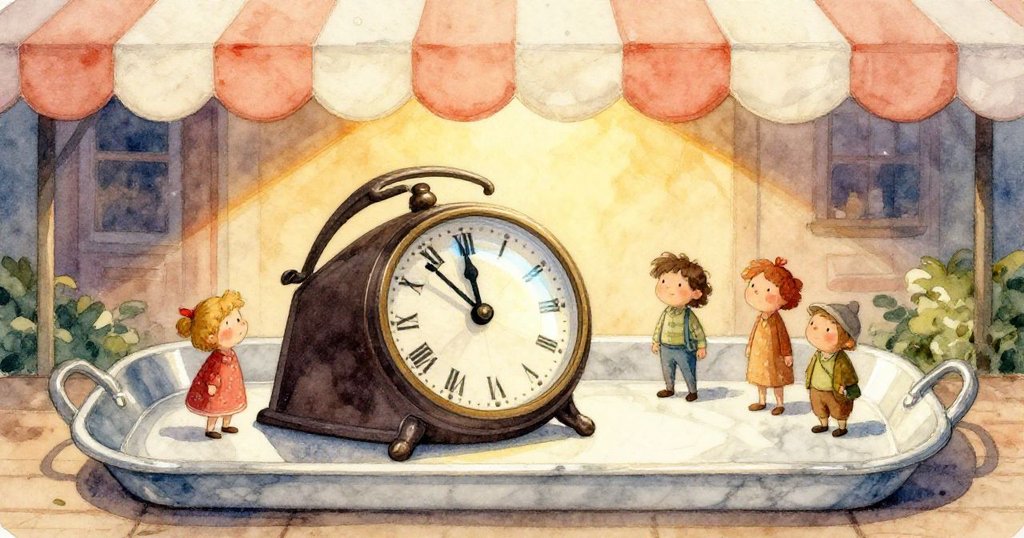 Zara輕輕伸手拿起水晶球，球內藍光閃爍並展現細微劃痕，背景柔和充滿細節。