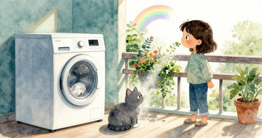 The Rainbow in the Laundry Room