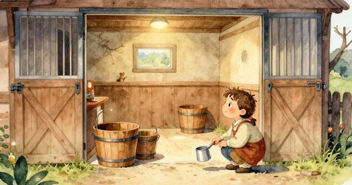 Colors Across the Barn Floor