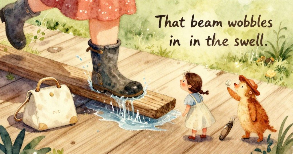 Eve專注的雙眼特寫，透出決心與些許擔憂，背景隱約顯示出海邊甲板與工具細節。