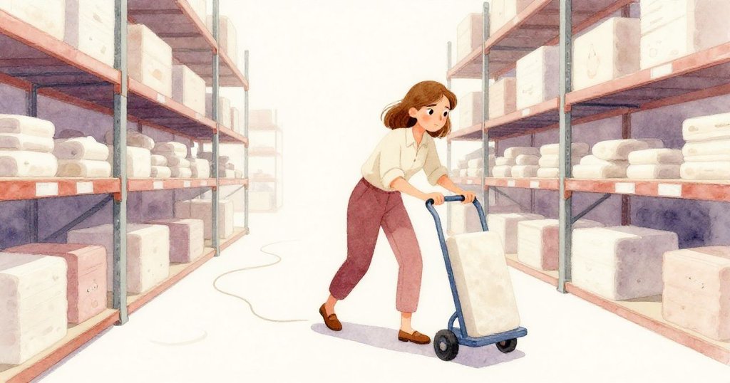 在平靜的結局中，Clara推著推車走向走廊，撕裂的泡沫板倚靠貨架，擺動的繩索繼續輕舞，整體氛圍平和溫柔。