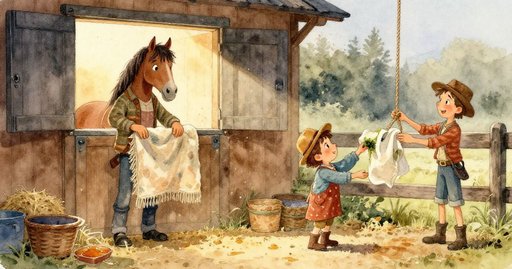 Splinters Under the Sagging Line