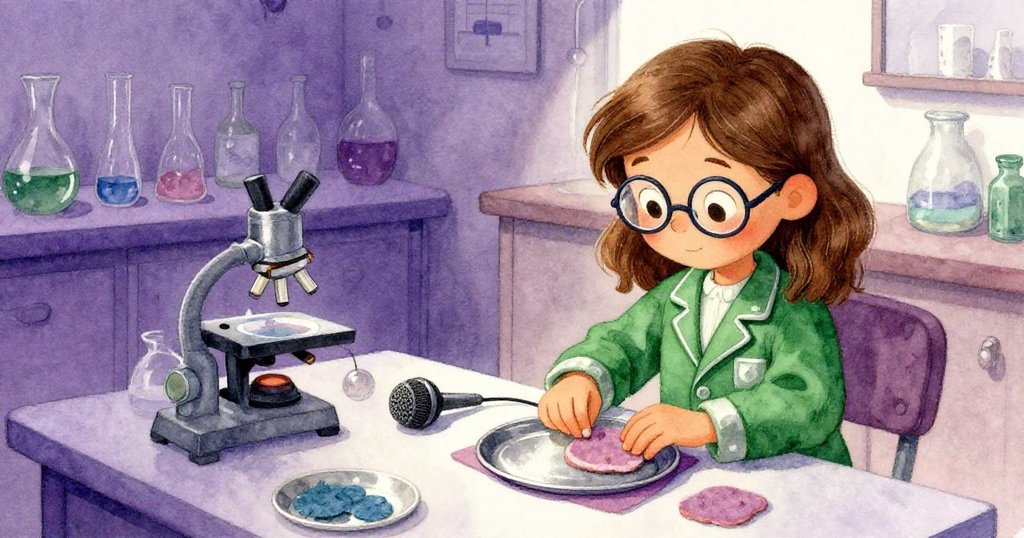 佩爾細心整理實驗器材，將麥克風拔除並鋪上墊片，實驗室恢復和諧，呈現平靜團聚的溫馨結局。