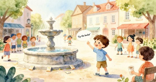 Sand Against the Fountain Burst