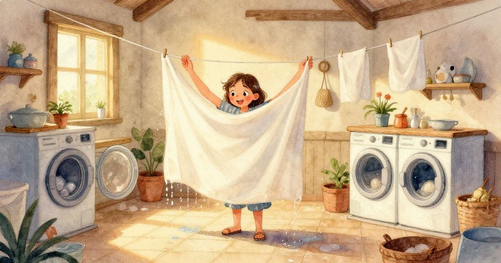 水滴從磁磚上滑落,呈現微觀海洋般的美感,柔和反射營造出清新寧靜的氛圍,細節生動動人。