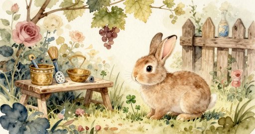 When Dew Touched the Rabbit's Ear