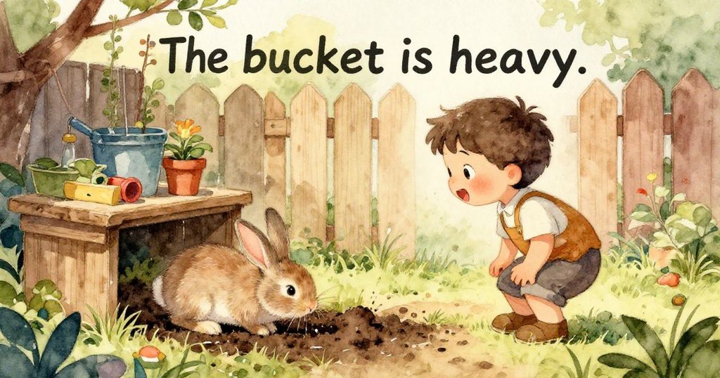 克洛弗小兔特寫，靈動雙眼中映出好奇與驚喜，露珠映襯毛髮細緻，背景隱約透露庭園氣息。