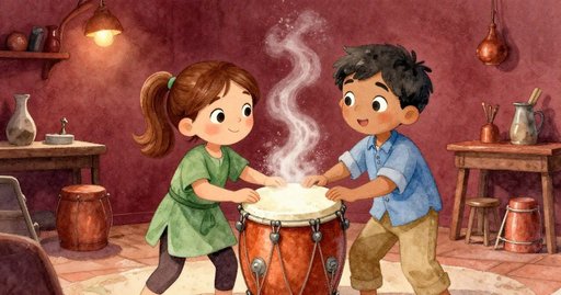 Green Powder in the Spinning Drum