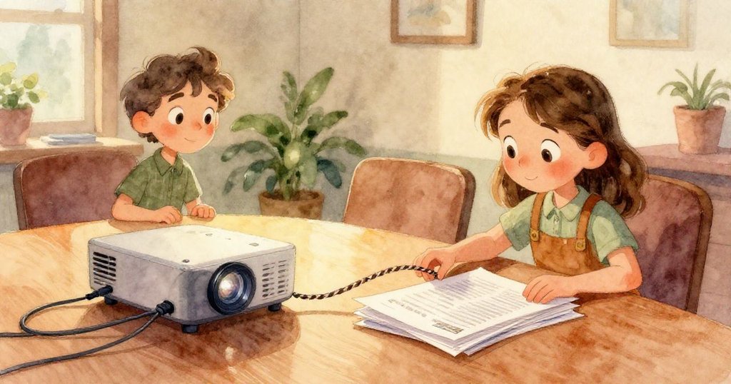 Quinn的手觸碰書桌上的編織電纜與印有花朵的瓷杯，細膩呈現濕潤土壤質感，暗示情節逐步展開。