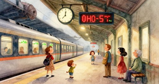 Straw Lever at the Platform