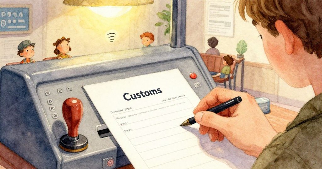 上層分揀區中,輸送帶、秤台和箱子排列成奇幻迷宮,抽象結構呈現超現實幾何感,氣氛神秘。