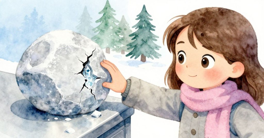 克拉拉的手撞擊粗糙石頭,金屬櫃檯上出現細微裂縫,晶石閃爍瞬間定格,充滿驚奇轉折。