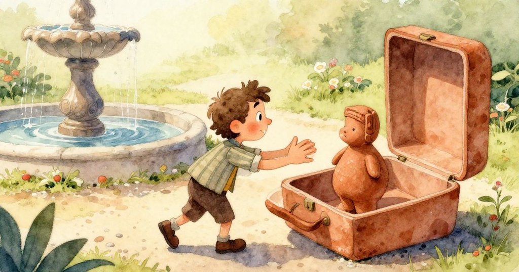 Troy的手輕握溫暖陶瓷作品細節,盒內柔光突顯出陶土粗糙紋理,呈現深藍與鮮明黃色對比,代表著努力與溫情。