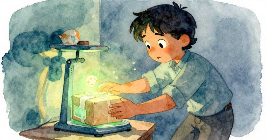 綠燈亮起時，Glen 輕推包裹成功完成任務，臉上流露滿足喜悅，解決困難後洋溢著輕鬆與和諧。