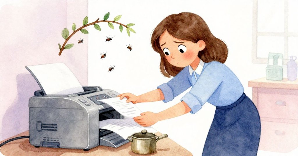 多恩拉扯卡紙引發室內微風,旁邊的鍋子晃動、枯枝散落小蟲,動感場景充滿生機。