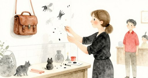 Cardboard Perch for a Lost Budgie