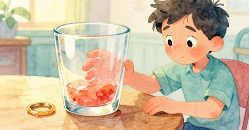 Oil Shimmered Beneath the Glass