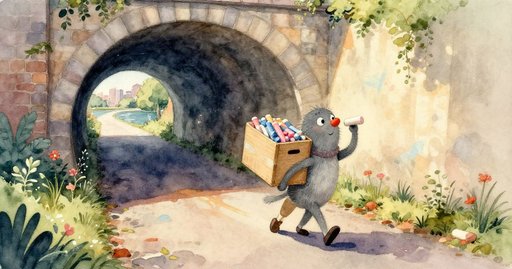 The Frog Behind the Brick