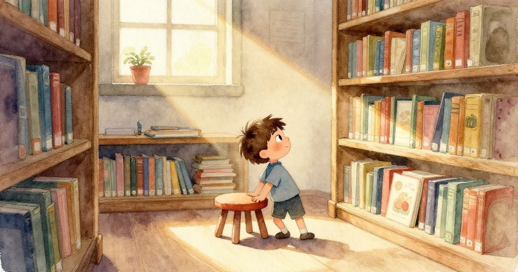 花盆被凳子輕觸後，泥土灑落在地上，螞蟻四處逃竄，彷彿小小驚喜在室內悄悄展開。