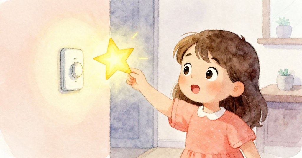 燈光突然閃爍,黃星滑動擊中開關,Olive驚訝地揚手,室內溫馨氣氛瞬間變得戲劇化。