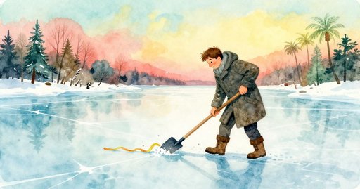 The Glint Under the Ice