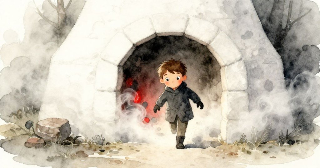 科爾逐步後退於窯口,濃霧繚繞靴下,微敞磚塊訴說著未解之謎,留人無限遐思