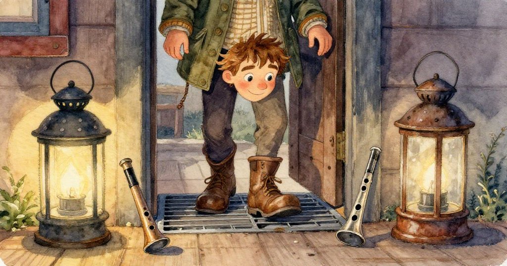 燈油緩緩沿著哨子流淌，反射出水下幻彩光影，物品表面呈現出神秘流動的質感。