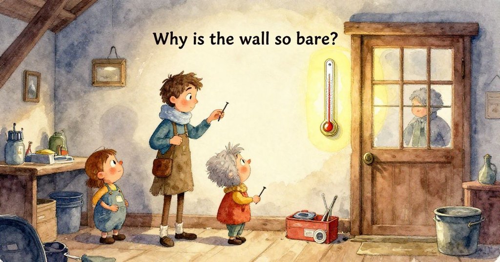 Wade 的手指輕觸冰冷長椅上微塵形成的新月形,細節豐富,表情透露疑惑。