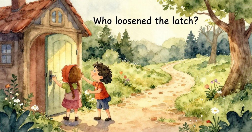 細膩描繪的壓花從舊日記中滑落，花瓣脆弱透著金色記憶，多恩輕觸花朵細節，表露神秘情懷。