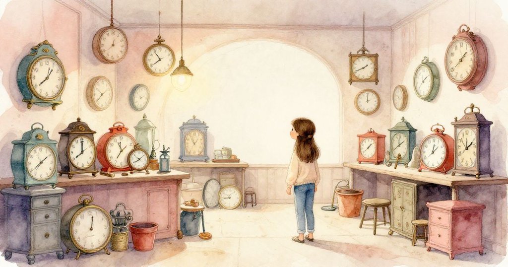 Ian離去後，Tara獨立於安靜修復店內，古老時鐘輕敲失節奏，空間彌漫靜謐神秘，暗示故事仍在延續。