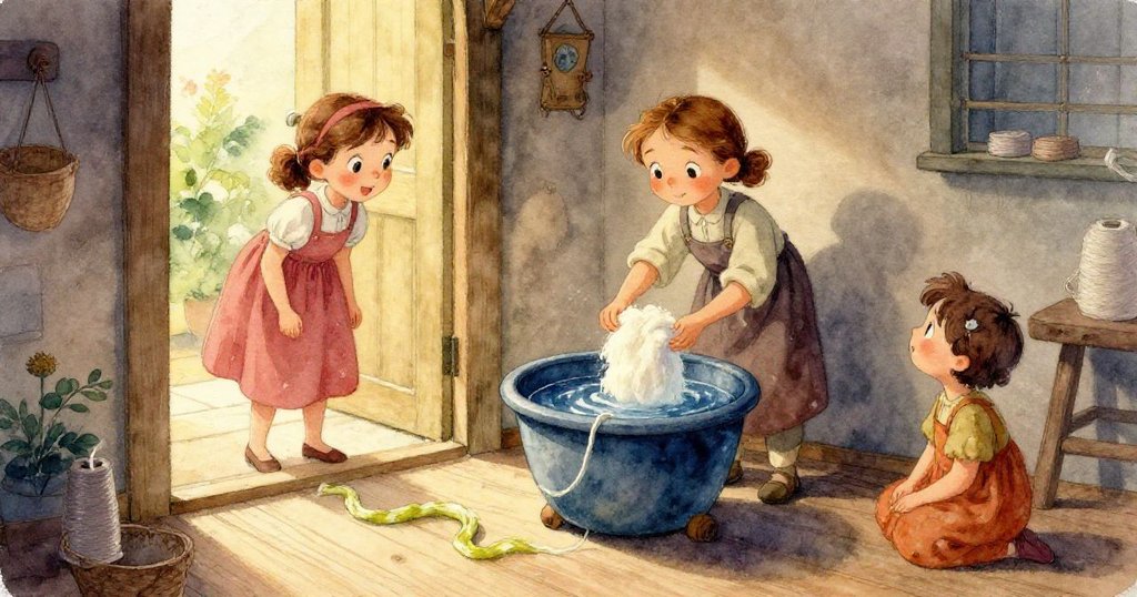 近距離展現染缸內神奇變色過程,線條從黃綠瞬間轉藍,液面似水鏡般光滑,充滿冰藍幻境感。