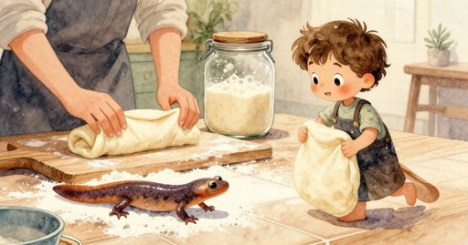 The Fold That Drew the Newt