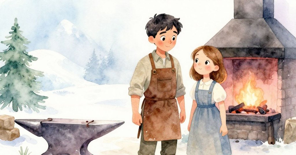 Dean與Lily並肩站在冷卻金屬旁，柔和爐光映照，彼此交換理解凝望，呈現團結與平靜收尾故事。