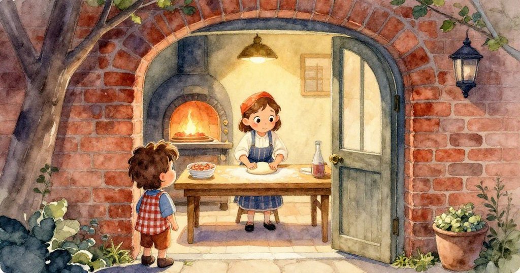 在靠近水槽的廚房角落,木湯匙放於碗上,烤箱手套靜臥旁邊,溫柔光線中散發出故事般的細節。