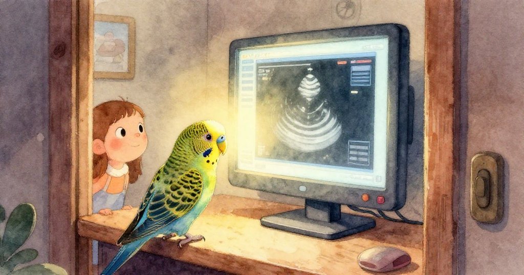 水下探測器停駐在微光中,接近閃爍著金屬光澤的小磷蝦群,沙面波紋中洋溢著神秘與緊張氣息。