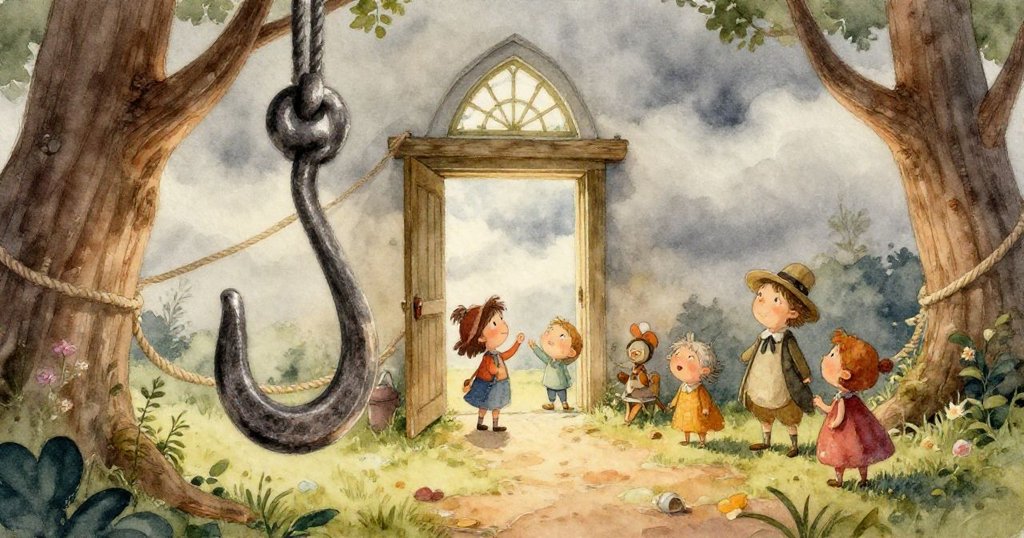 Mae的手正細膩地擦拭著沾滿粉塵與石墨痕跡的鐵鉤,特寫展示修復時的專注與堅定