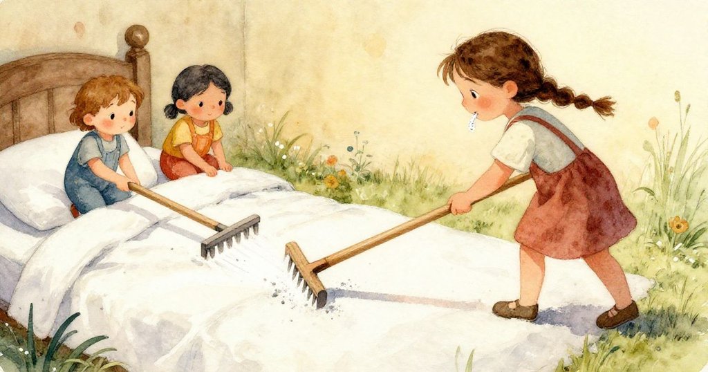 庭院隱蔽角落中，青苔與零散石子間隱現小動物足跡，散發出神秘誘人的氣息。