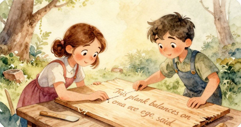 黃昏時分，工作室內桌上散落木屑與珠子，微光映出一天創作後的寧靜與平和氛圍。