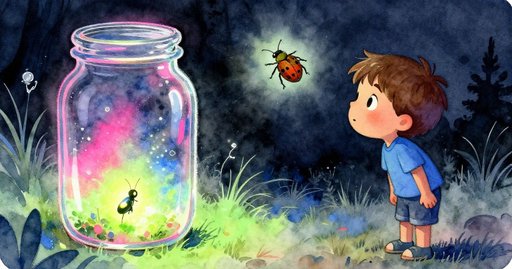 The Escape of Two Fireflies