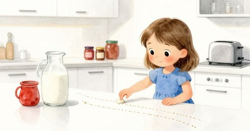 Crumbs on the Invisible Slope