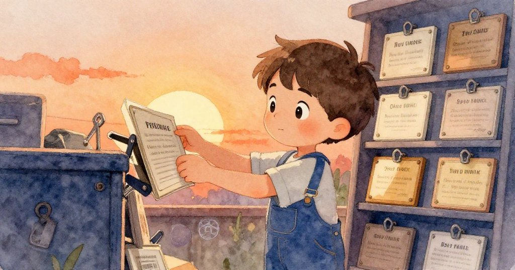 在轉場角落中,Theo謹慎地放回未使用的木板,背景夾子擁擠充滿動態,呈現空間變化與調整緊張感。