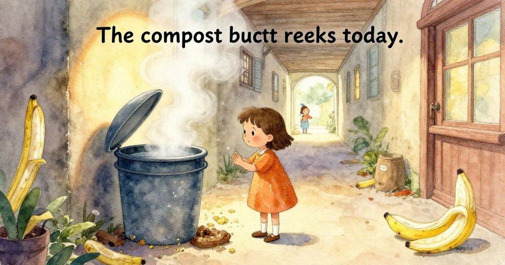 果蠅飛向鵪鶉籠，鵪鶉吃驚踢翻食器，糧食灑落於地，畫面分割呈現情節轉折，氣氛逐漸緊張。